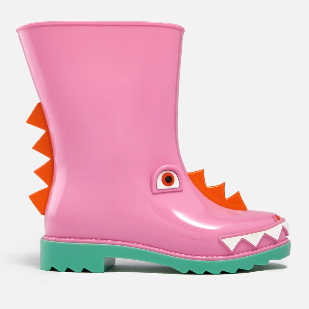 Mini Melissa Kids' Fabula Dino PVC Wellington Boots Image 1