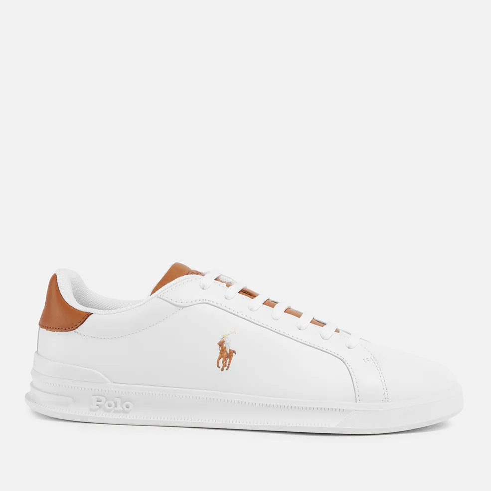 Polo Ralph Lauren Heritage Court Leather Trainers Image 1