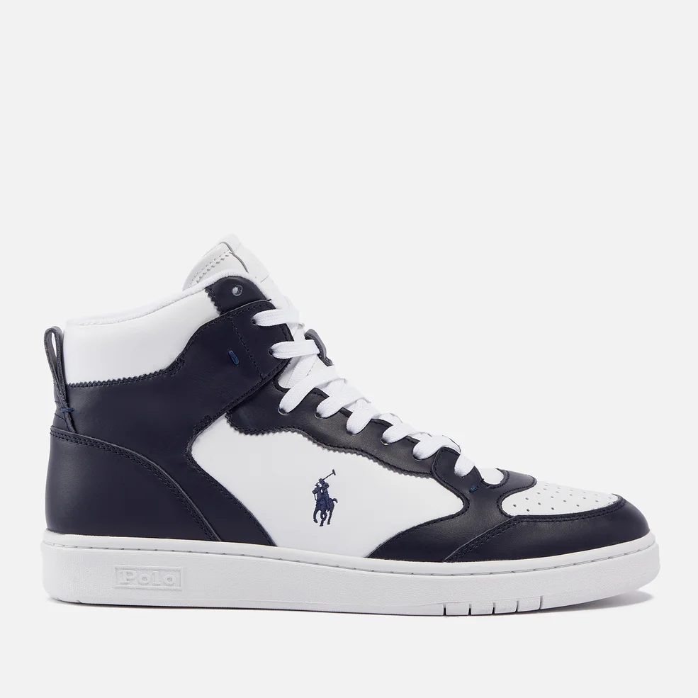 Polo Ralph Lauren Court Leather High-Top Trainers Image 1