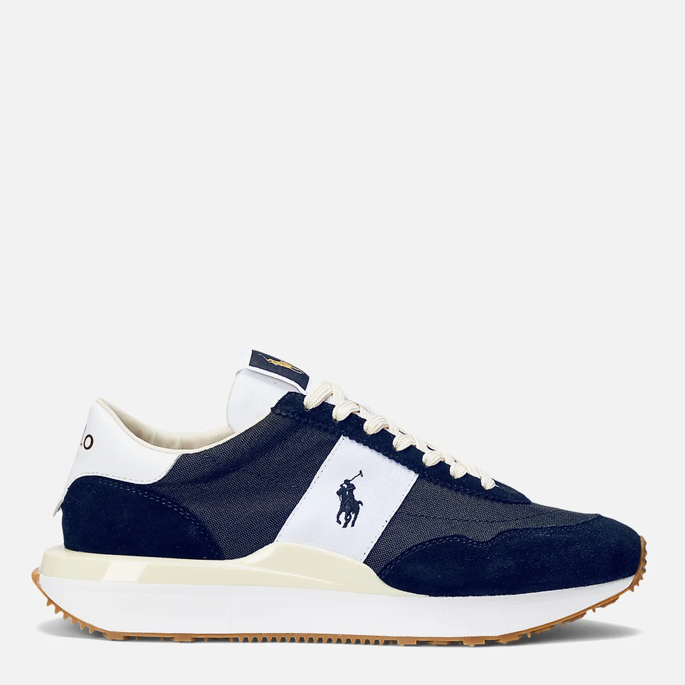 Polo Ralph Lauren Train 89 Suede, Mesh and Faux Leather Trainers Image 1