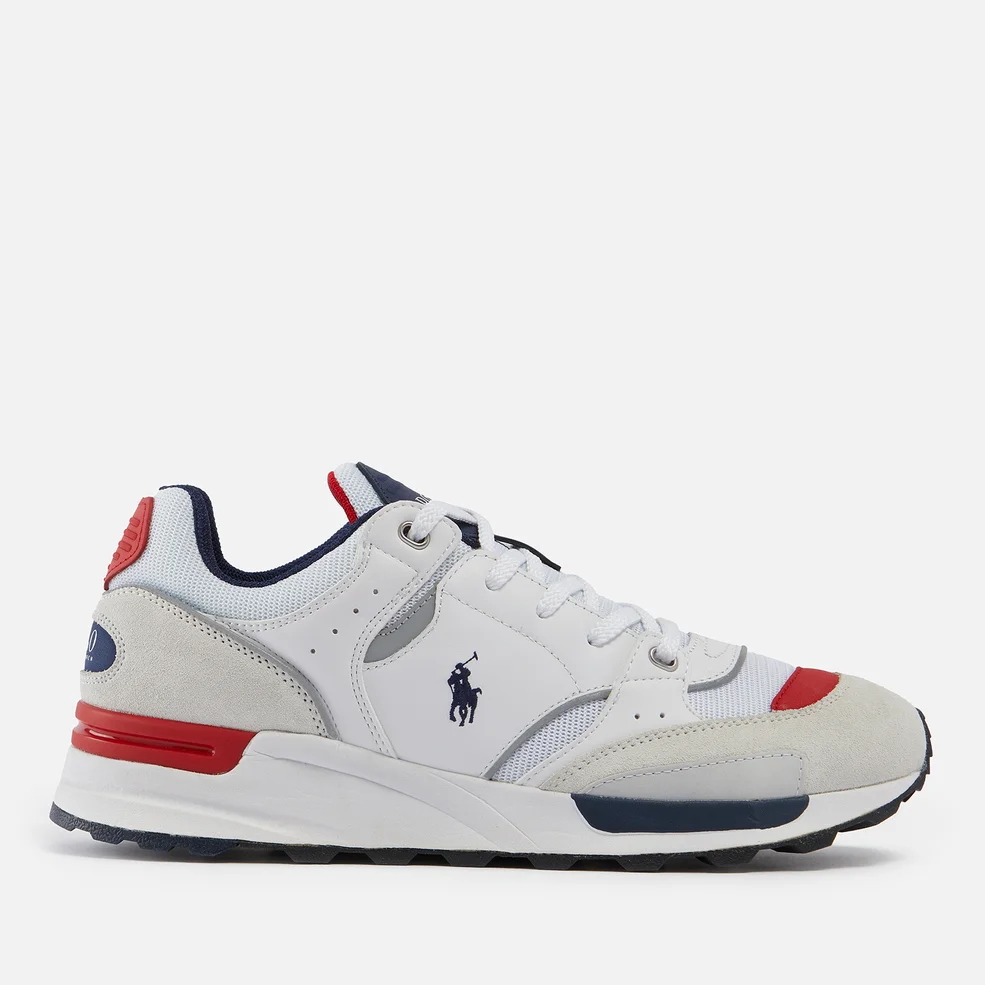Polo Ralph Lauren Trackster 200 Leather, Suede and Mesh Trainers Image 1