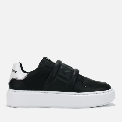 KARL LAGERFELD Puffa Strap Leather Trainers