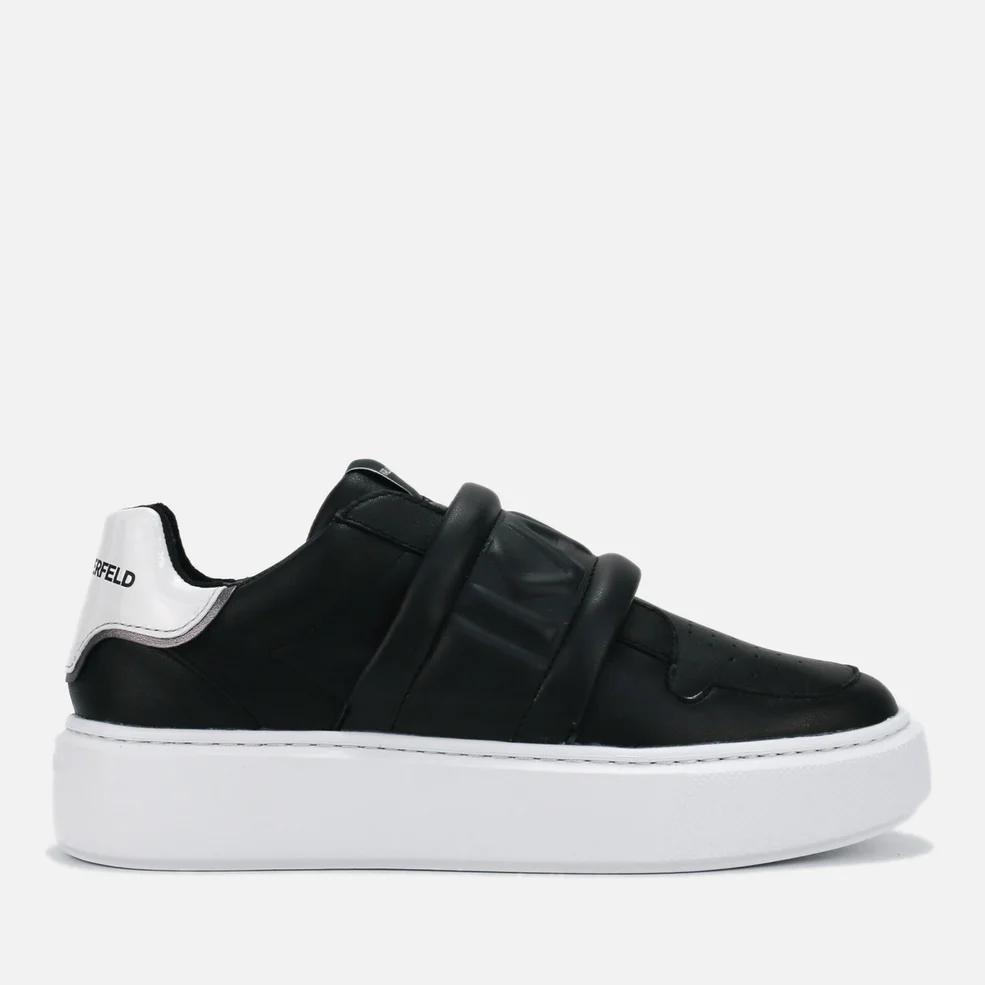 KARL LAGERFELD Puffa Strap Leather Trainers Image 1
