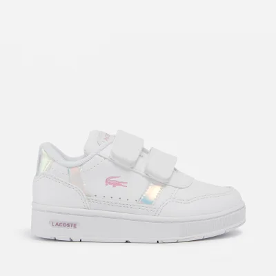Lacoste Toddlers T-Clip Faux Leather Trainers
