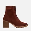 Clarks Clarkwell Suede Heeled Boots - Image 1