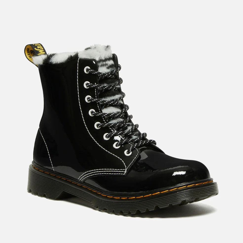 Dr. Martens Youth 1460 Serena Lamper Patent Leather Boots Image 1