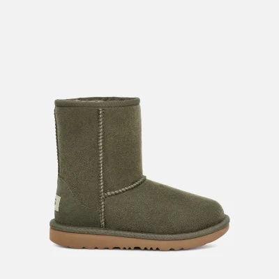 UGG Kids’ Classic II Suede and Wool-Blend Boots