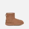 UGG Kids' Classic Mini Scatter Graphic Suede and Wool-Blend Boots - Image 1