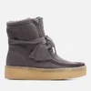 Clarks Originals Wallabee Faux Fur-Lined Suede Boots - Image 1