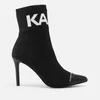KARL LAGERFELD Pandora Knitted Heeled Boots - Image 1
