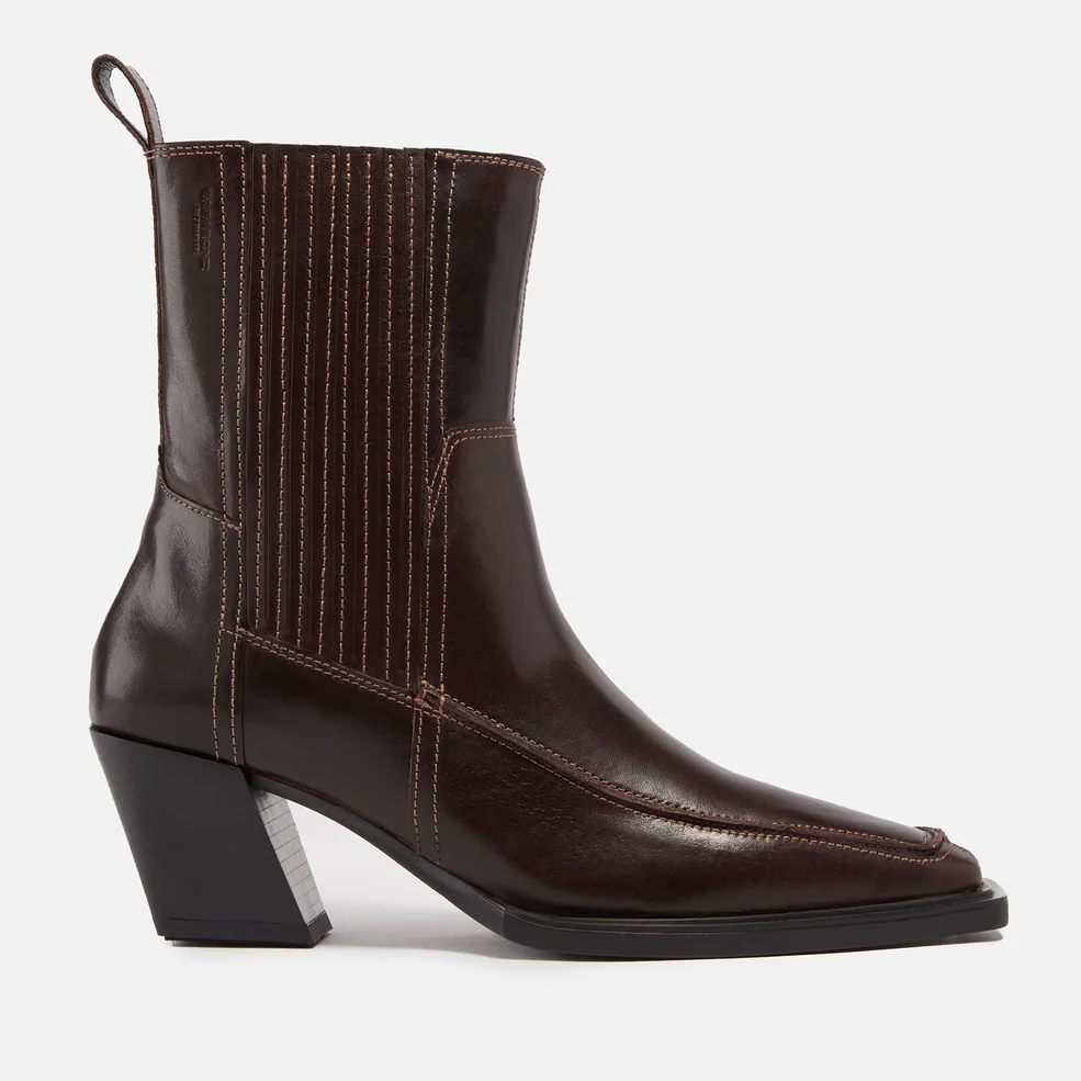 Vagabond Alina Heeled Western-Style Leather Boots Image 1