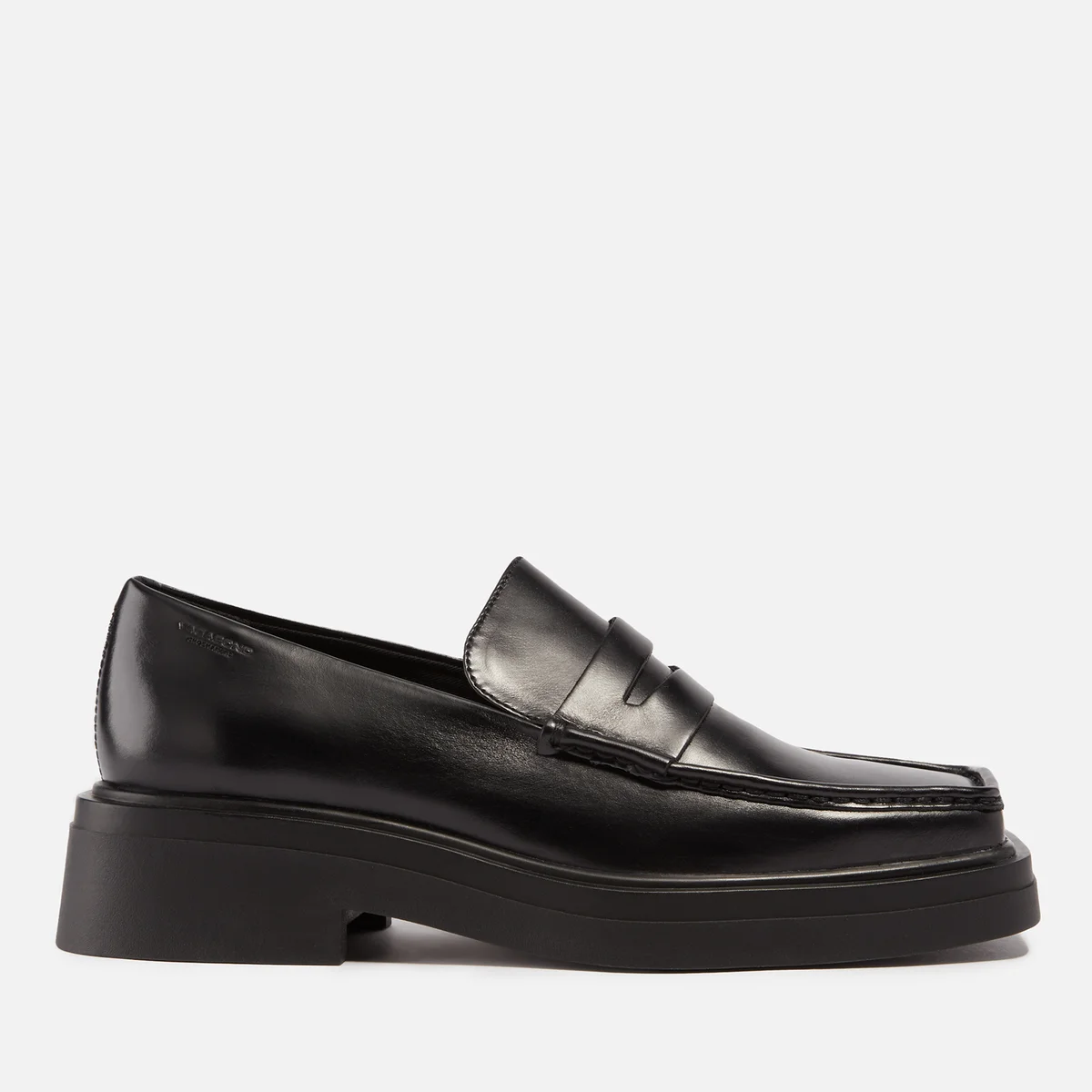 Vagabond Eyra Square Toe Leather Loafers Image 1