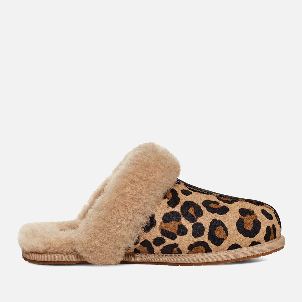 UGG Scuffette II Shearling-Lined Cow Hair Slippers Image 1