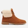 UGG Romely Heritage Shearling-Trimmed Suede Ankle Boots - Image 1
