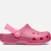 Crocs Toddlers' Classic Glittered Rubber Clogs - Image 1