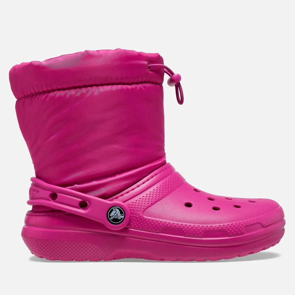 Crocs Kids' Classic Lined Neo Puff Rubber and Nylon Boots Image 1