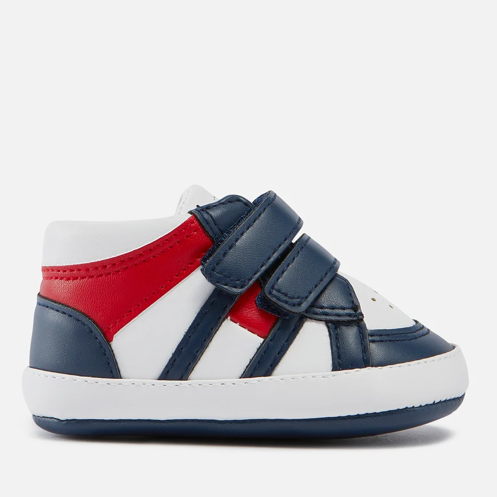 Tommy Hilfiger Blue, White and Red Velcro Trainers Image 1