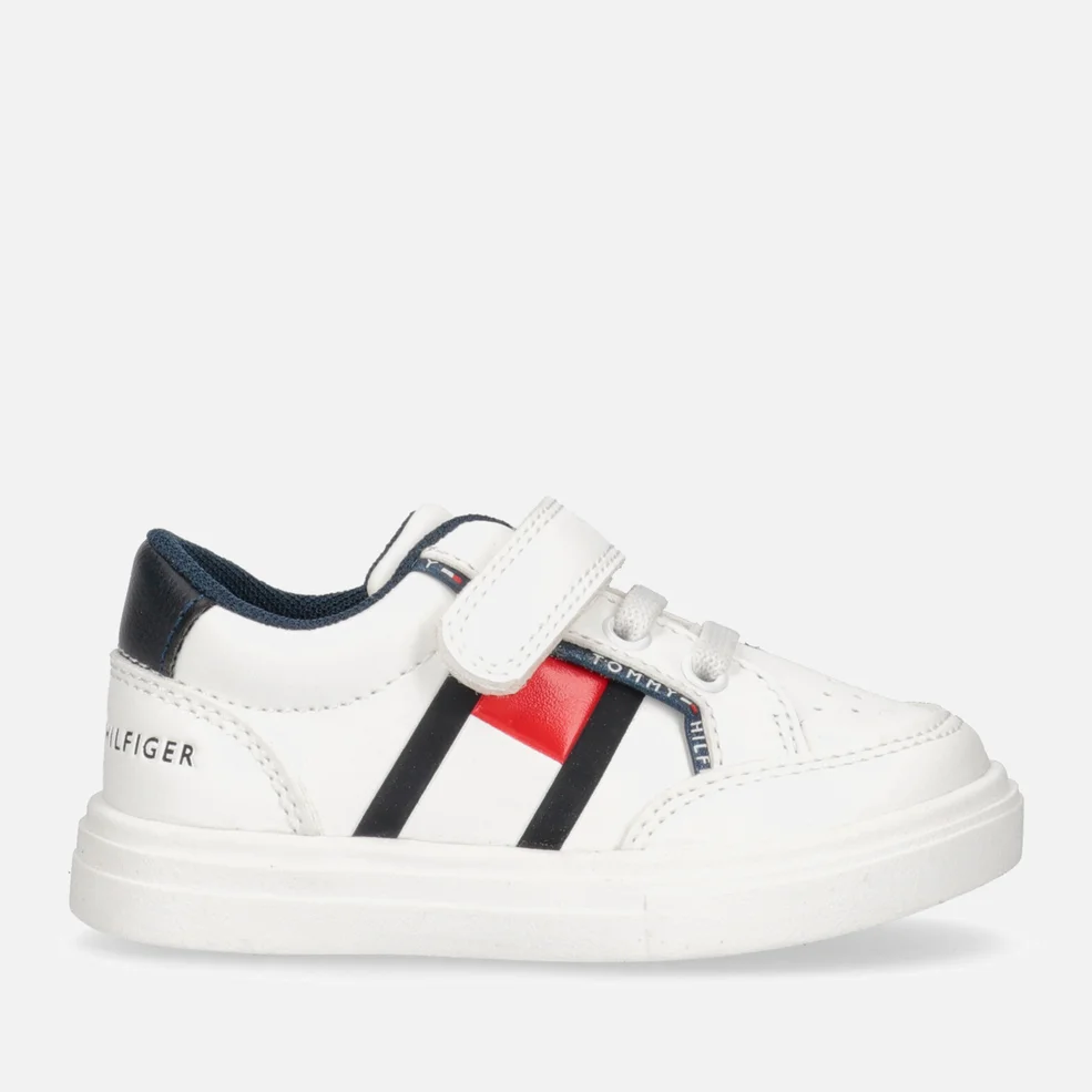 Tommy Hilfiger Low Cut Faux Leather Trainers Image 1