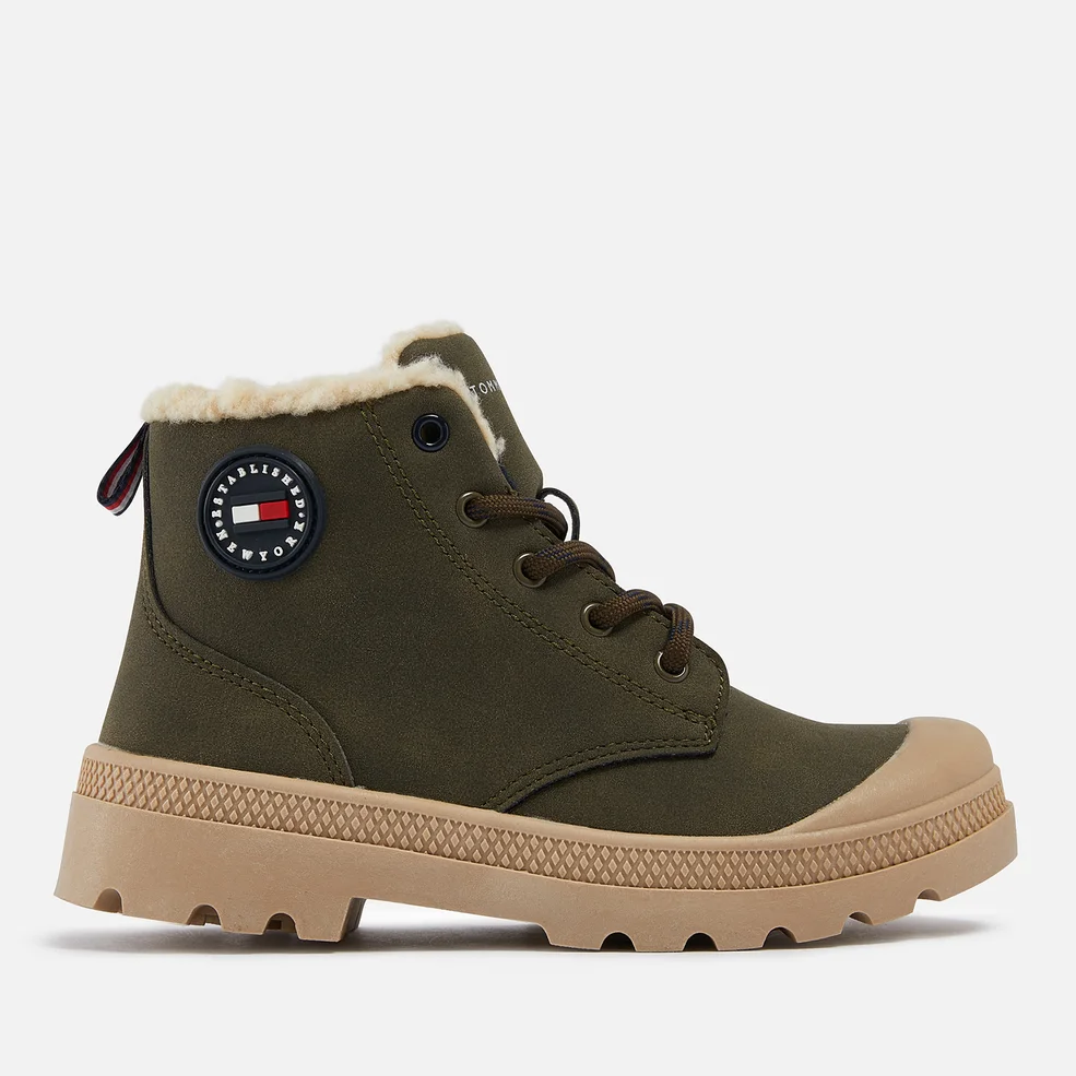 Tommy Hilfiger Boys' Faux Shearling-Lined Faux Nubuck Boots Image 1