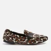 Tory Burch Leopard Print Leather and Velvet Ballet Shoes - Image 1