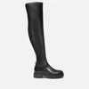 MICHAEL Michael Kors Women's Cyrus Leather Knee-High Boots - Image 1