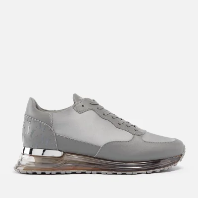 MALLET Popham Gas Leather and Satin Running-Style Trainers