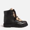 Ted Baker Mosie Leather and Faux Shearling-Blend Boots - Image 1