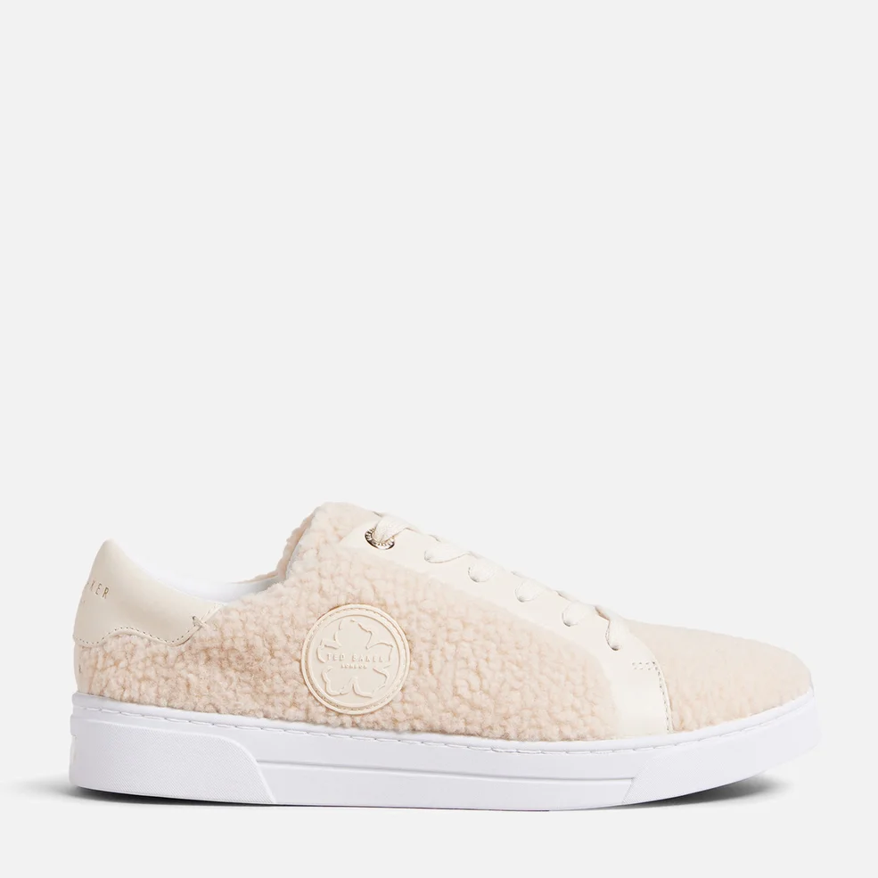 Ted Baker Dilliah Faux Shearling Trainers Image 1