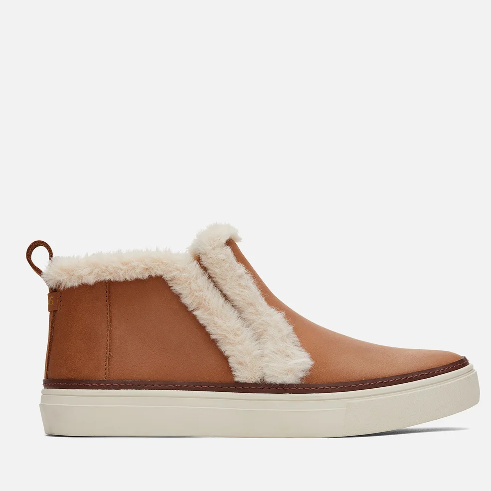 TOMS Bryce Suede and Faux Fur Ankle Boots Image 1