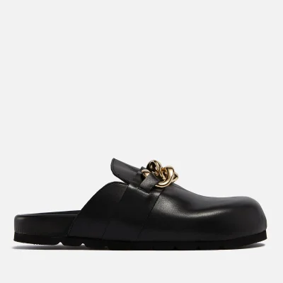 ALOHAS Fireplace Chain-Embellished Leather Loafers