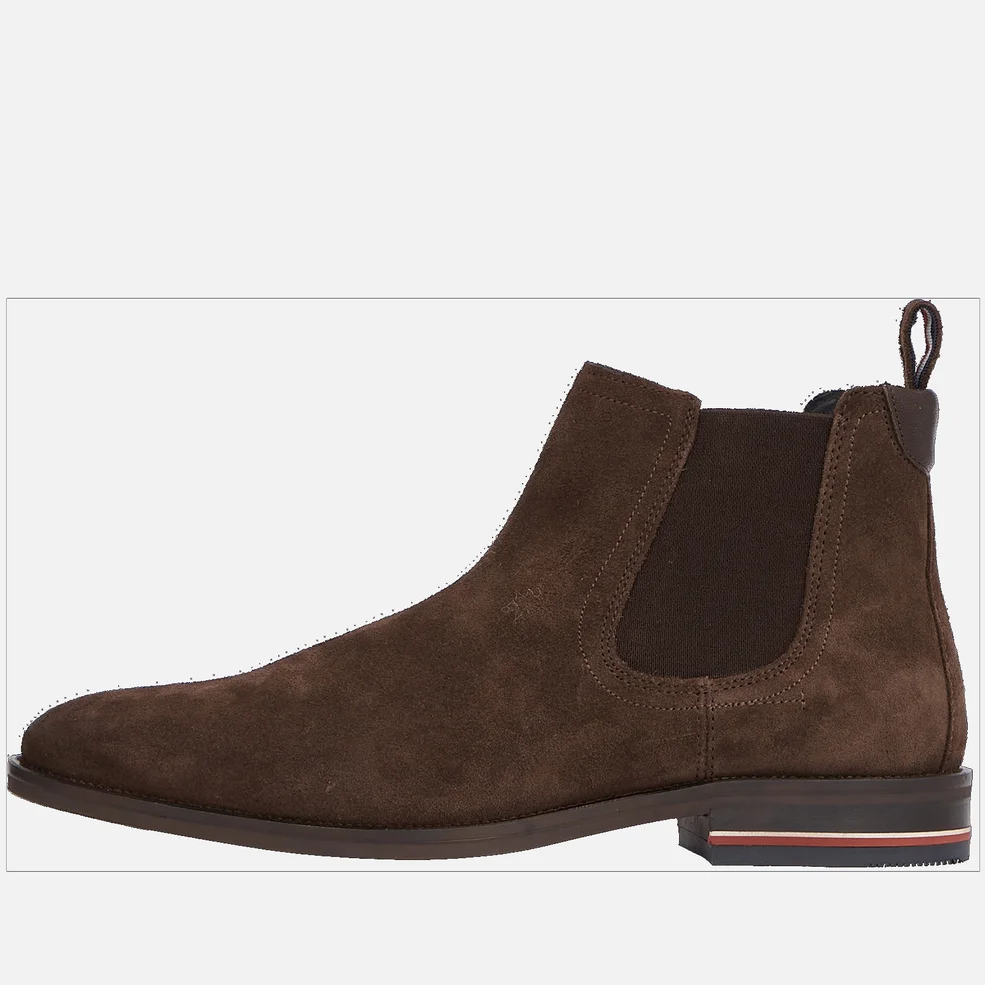 Tommy Hilfiger Signature Suede Chelsea Boots Image 1