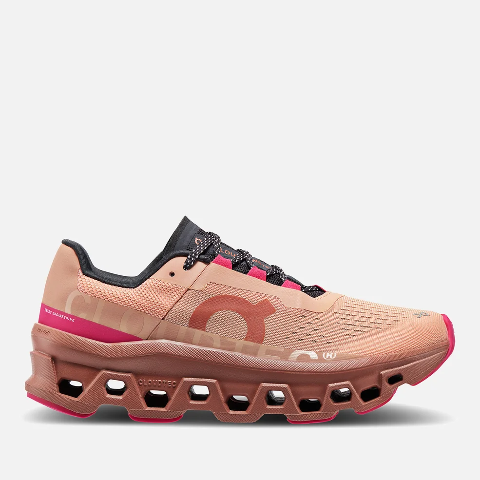 ON Women’s Cloudmonster Mesh Running Trainers Image 1