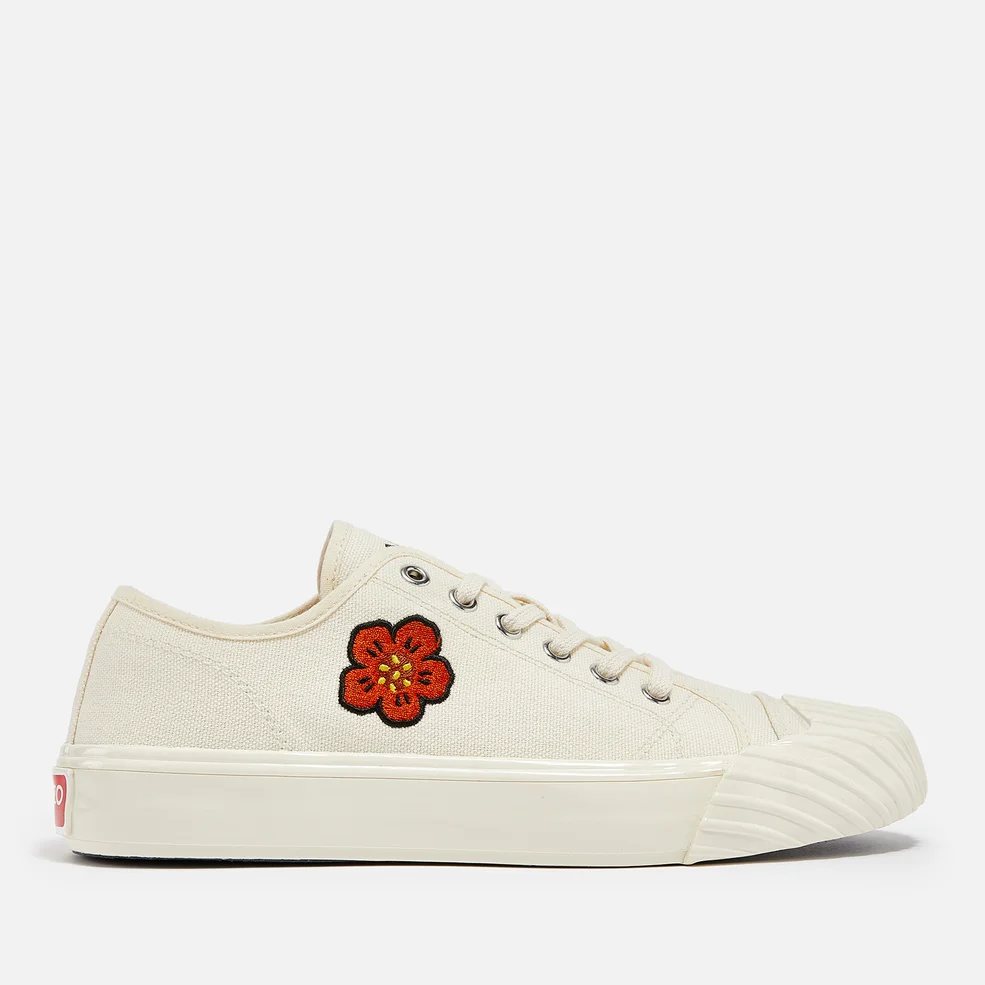 KENZO School Low Top Cotton-Canvas Trainers Image 1
