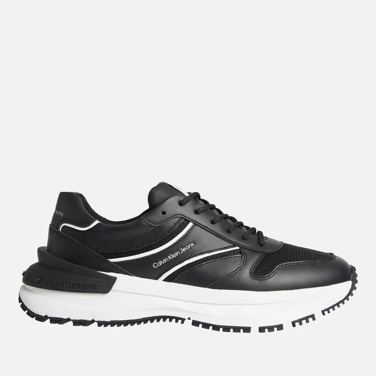 Calvin Klein Jeans Men's Leather Trainers Image 1