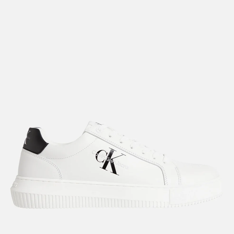 Calvin Klein Jeans Men's Leather Trainers Image 1