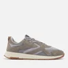 BOSS Men's Titanium Faux Suede and Mesh Trainers - Image 1