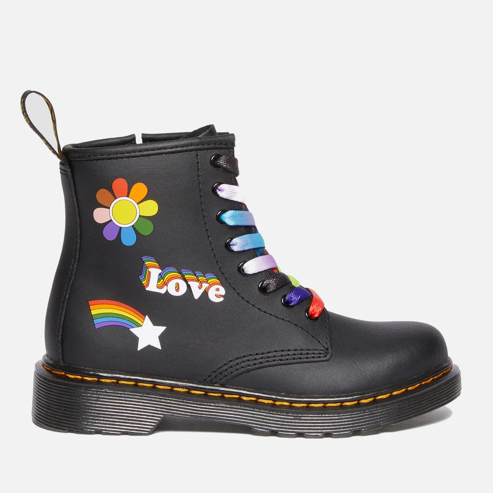 Dr. Martens Kids' 1460 Hydro Pride Leather Boots Image 1