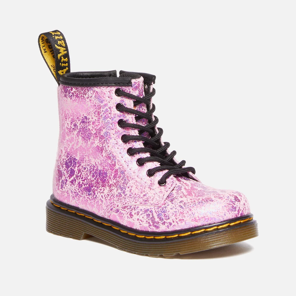 Dr. Martens Toddlers' 1460 Disco Crinkle Leather Boots Image 1