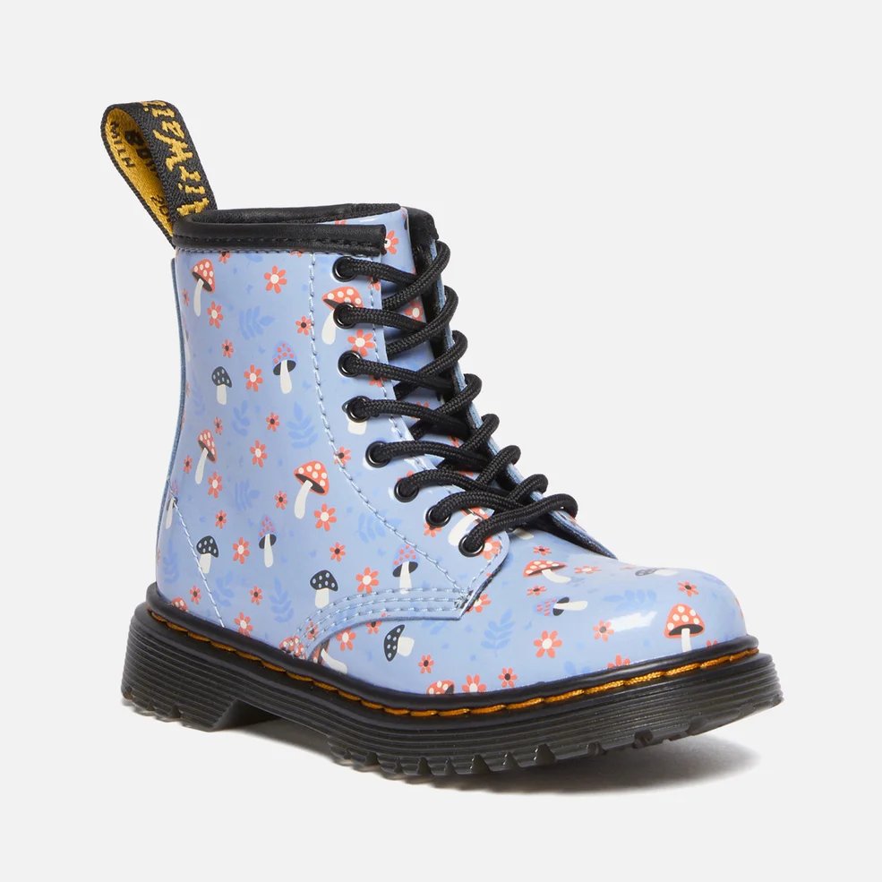 Dr. Martens Toddlers' 1460 Printed Patent-Leather Boots Image 1