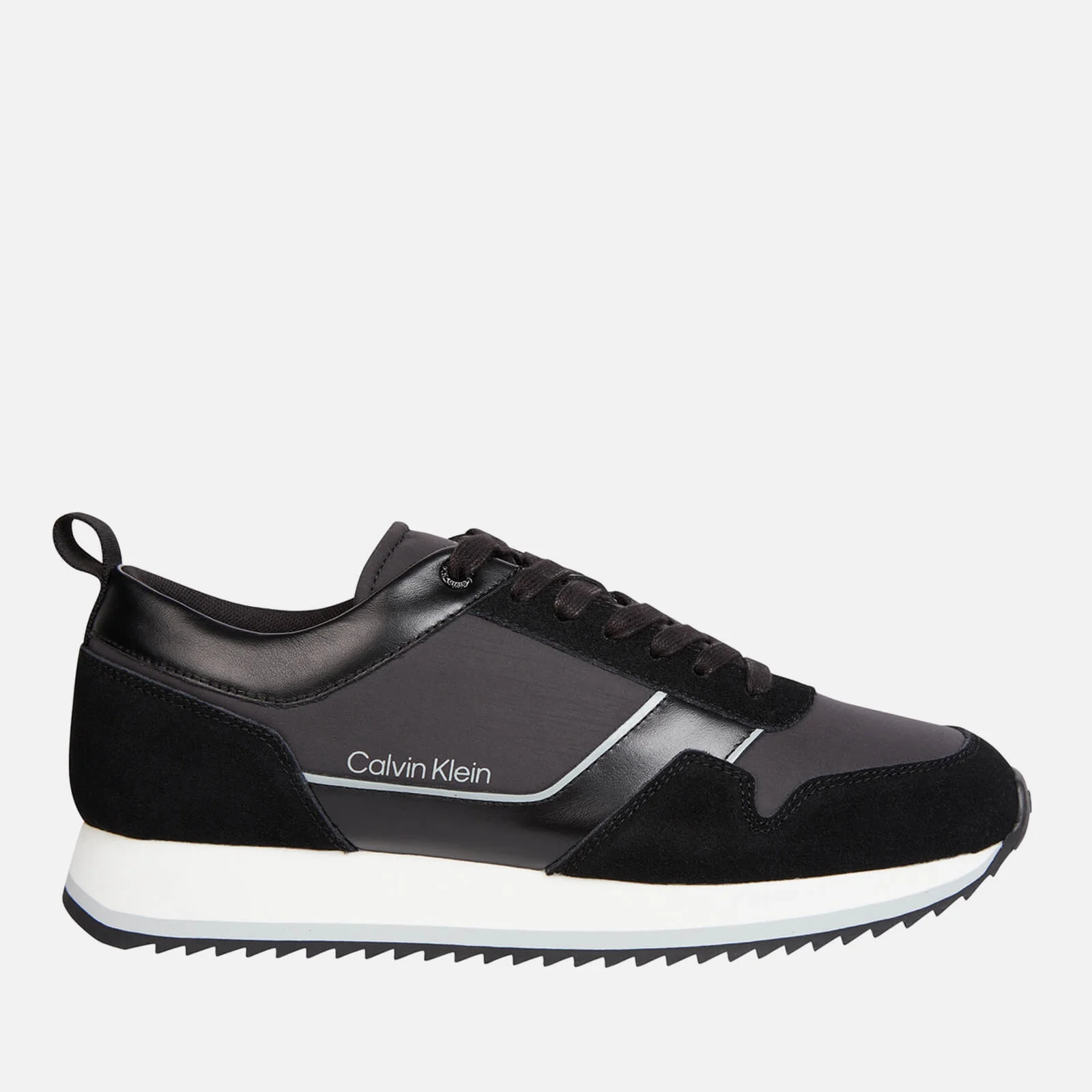 Calvin Klein Men's Leather and Shell Running-Style Trainers | Allsole