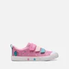 Clarks Kids' Foxing Play Canvas Shoes - Pink - Image 1