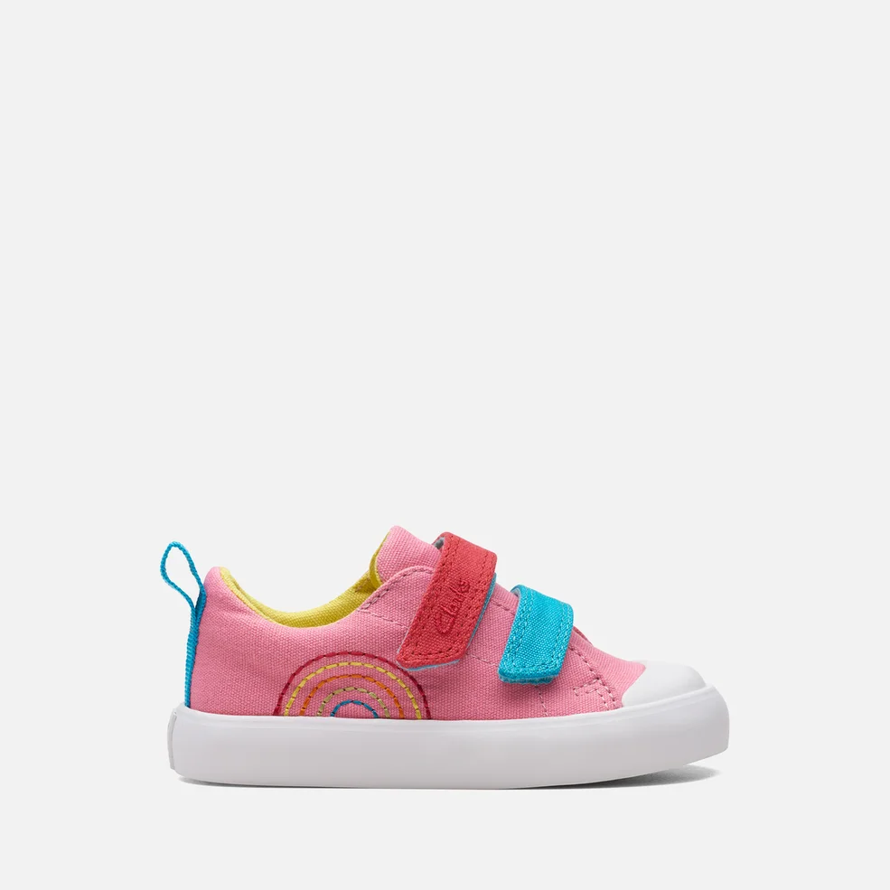 Clarks Toddlers' Foxing TorLo Canvas Shoes - Pink Image 1