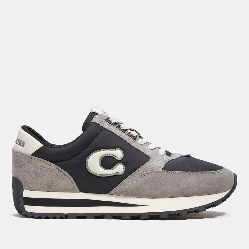 Coach Men's Runner Suede and Shell Trainers Image 1