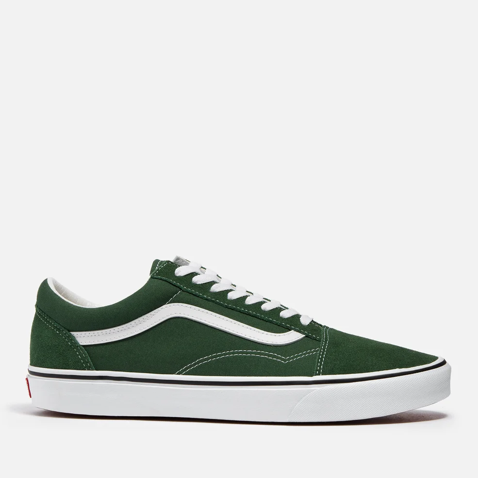 Vans Old Skool Low Top Canvas and Suede Trainers Image 1