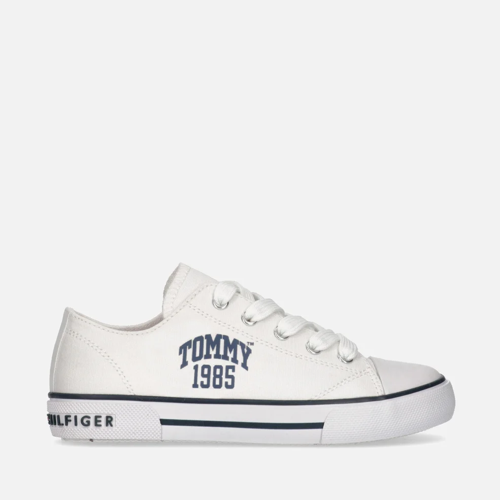 Tommy Hilfiger Youth Varsity Faux Leather Trainers Image 1