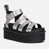 Dr. Martens Blaire Metallic Leather Platform Sandals - Image 1