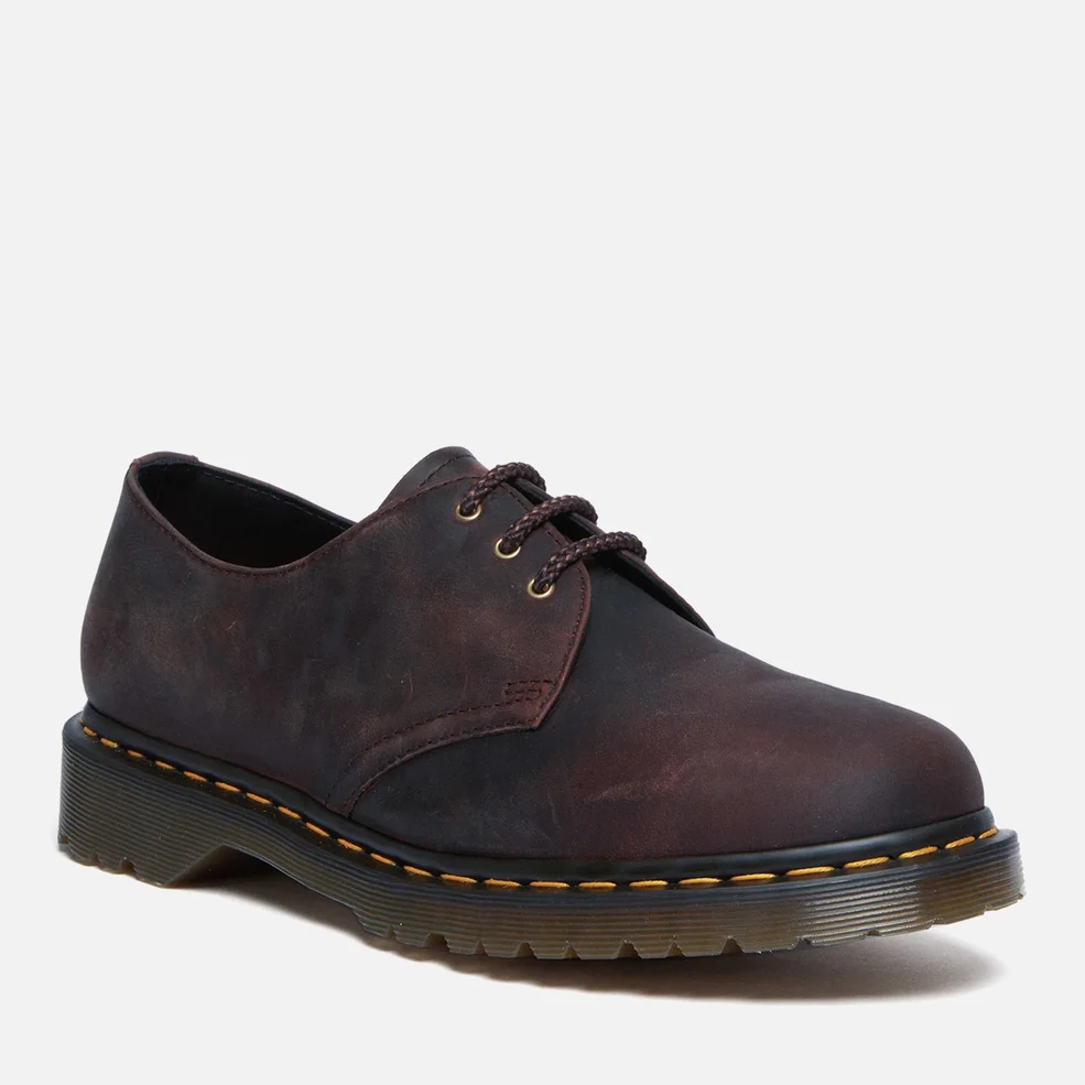 Dr. Martens 1461 Waxed Leather Shoes Image 1