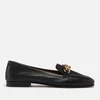 Dune Women's Goldsmith Chain-Embellished Leather Loafers - Image 1
