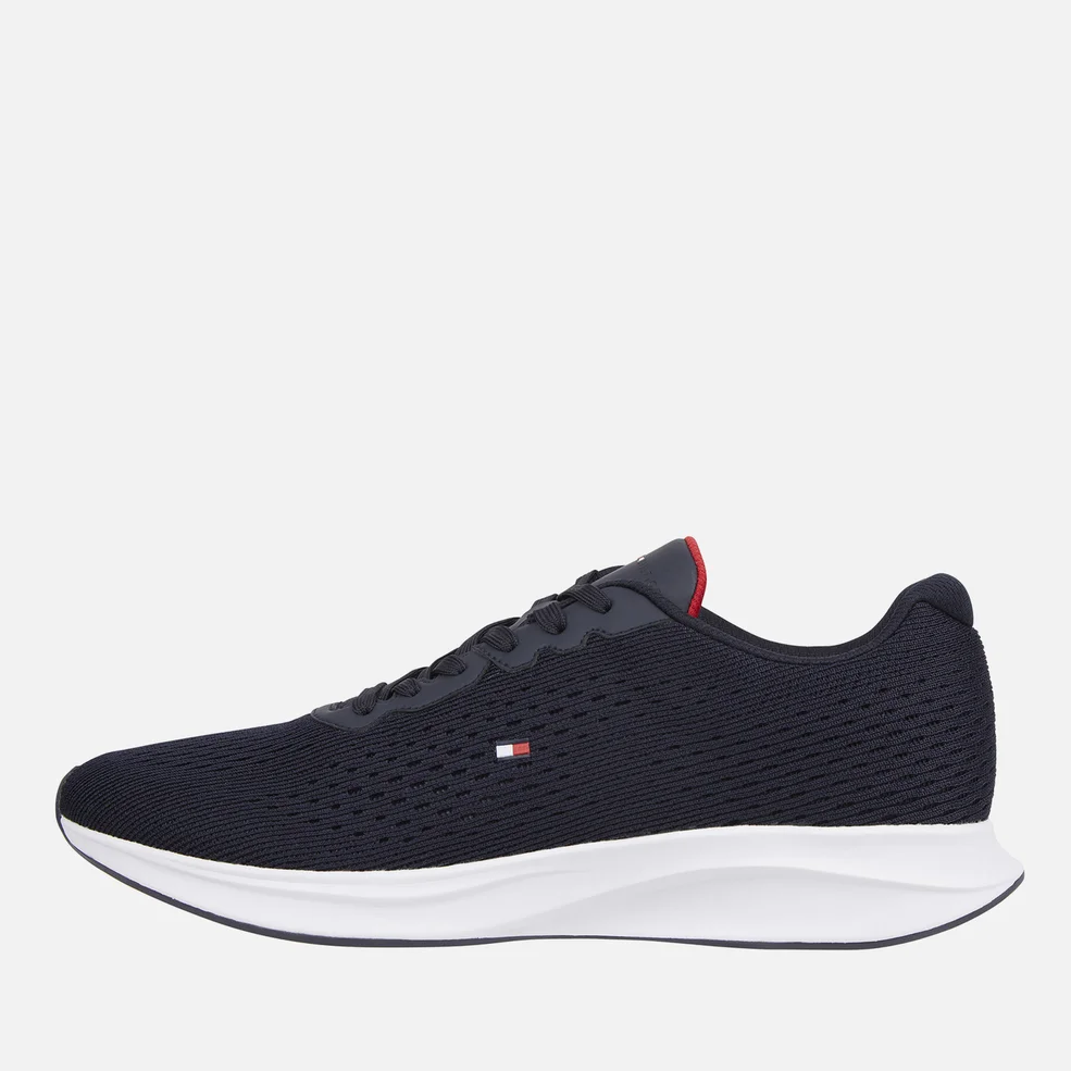 Tommy Hilfiger Lightweight Logo Knit Flag Running Style Trainers Image 1