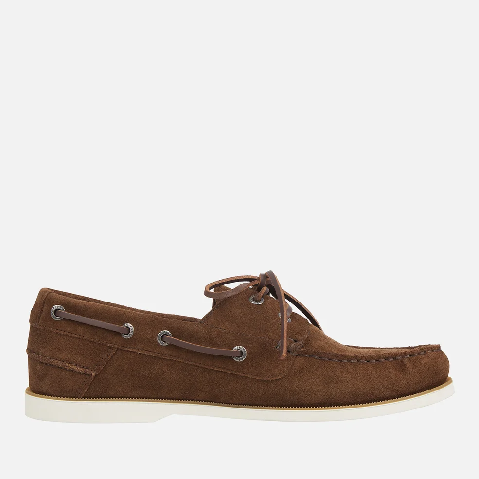Tommy Hilfiger Th Core Lace Suede Boat Shoes Image 1